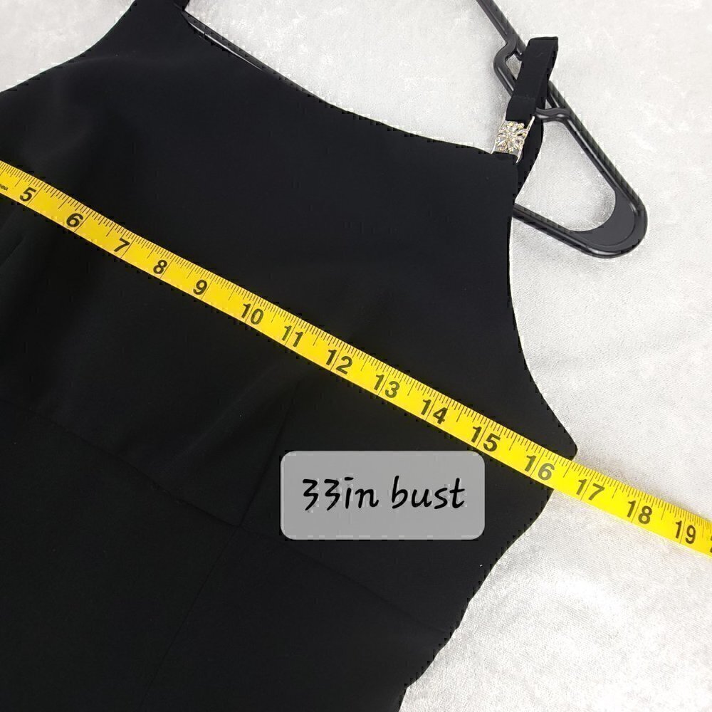 YL By Yair Black Cocktail Dress Size 4 - Picture 6 of 11
